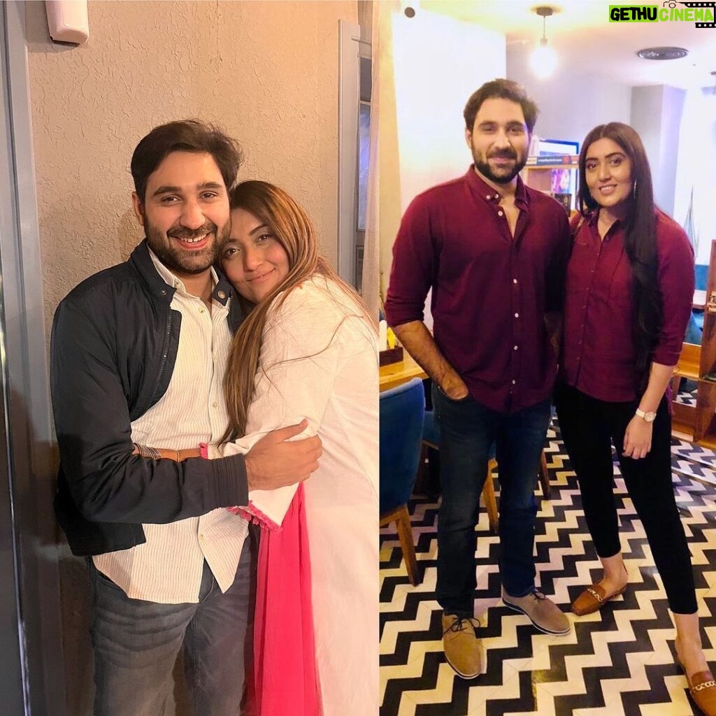 Shireen Mirza Instagram - Reflecting on the beautiful journey that began with that significant meeting of our families, where we officially started the chapter of 'us.' From the nervous excitement of that day to the depth of our shared experiences now, every moment has woven a tapestry of love and growth. These side-by-side pictures capture the essence of our journey – a story written in the threads of laughter, challenges, and unwavering companionship. Here's to the years that have passed, the memories that linger, and the countless ones yet to come. With each passing day, our love evolves, creating a beautiful 'then and now' mosaic. 💑❤️ #lovestory #thenandnow #foreverus #shireenmirza #hasansartaj #fyp Kaleidoscope