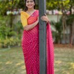 Shiva Jyothi Instagram – Life is a test, 
give it your best. ❤️❤️❤️❤️

Saree @label_dishana ❤️

#newpost #instagram #instagood #pics #jyothakka #shivajyothi #saree #sareelove