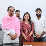 Shiva Jyothi Instagram - బాపు ❤️❤️ ఎప్పటికి మన బలం… 💪✊ #kcrsir #jaitelangana #kcr #brsparty