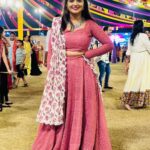 Shiva Jyothi Instagram - #dandiyanight #happydasra🌻🍀 Pc @jus_sonu ❤️ Outfit by @house_of_vrindha ❤️ #newpost #instagram #instagood #dress #dhandiya #jyothakka #shivajyothi