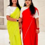Shiva Jyothi Instagram - #happydasara Our saree’s from @riyanshika43 ‼️Disclaimer‼️ - all pictures are subjected to copyright! #newpost #instagram #instagood #dasara #love #temple #festival #telaganafestival Dubai, United Arab Emirates
