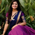 Shiva Jyothi Instagram - ❤️❤️❤️❤️ Outfit by @vaamika_fashions ❤️ Jewellery @vaamika_fashions ❤️ Pics @thehashtag_photography ❤️ #newpost #instagram #instagood #halfsaree #love #happiness #jyothakka #shivajyothi
