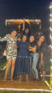 Shiva Jyothi Instagram - About last night with beautiful girls 💕 #bhanusree🔥❤️ #shivajyothi #sreepriya ##dharani #sunandha #anshureddy #grilsgang❤️💋 #lastnight