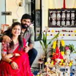 Shiva Jyothi Instagram - వినాయక చవితి శుభాకాంక్షలు… మీ అందరికి… Saree @dakshaaa_collections . . . #vinayakachavithi #2023ganeshchaturthi #2023ganeshfestival #ganeshchaturthi #ganesha #ganeshutsav #mangalamurthi #shivajyothi #jyothakka Prestige High Fields