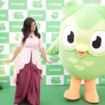 Shiva Jyothi Instagram - I need someone who’ll answer all the questions just like duo did ☺️ @duolingo_india . #duolingoindia #StarToGlobalStar #duolingoindia #duolingo