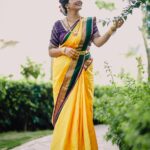 Shiva Jyothi Instagram - #happysunday ❤️❤️ Saree&blouse @southtraditionalsarees Pics @thehashtag_photography Makeover by @praneetha_beautymakeover #happysunday #newpost #instagram #instagood #love #saree #treditional