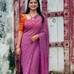 Shiva Jyothi Instagram - Everyone is beautiful darling We just live in a judgemental society.❤️❤️ Saree @label_dishana ❤️ Pics @thehashtag_photography ❤️ #saree #sareelove #photography #instagram #instagood #selflove #jyothakka #shivajyothi
