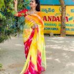 Shiva Jyothi Instagram - Making yourself happy again is the biggest comeback.❤️🤌🧿 Saree @label_dishana ❤️ Pics @thehashtag_photography ❤️ #newpost #instagram #instagood #saree #sareelove #yellow #pink #shivajyothi #jyothakka