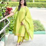 Shiva Jyothi Instagram - Be strong, ups and downs are part of life!🫶🤌 Pics @ganguly_manthri ❤️ Outfit by @mickeyfashions6 ❤️ #newpost #instagram #instagood #greenlove #chudidar #selflove #postivevibes #jyothakka #shivajyothi