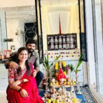 Shiva Jyothi Instagram - వినాయక చవితి శుభాకాంక్షలు… మీ అందరికి… Saree @dakshaaa_collections . . . #vinayakachavithi #2023ganeshchaturthi #2023ganeshfestival #ganeshchaturthi #ganesha #ganeshutsav #mangalamurthi #shivajyothi #jyothakka Prestige High Fields