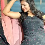 Shiva Jyothi Instagram - Keep hating on me, and see me shining more. Outfit by @label_dishana ❤️ #newpost #instagood #instagram #blackdress #blacklove #happiness #selflove #pics