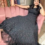 Shiva Jyothi Instagram - Keep hating on me, and see me shining more. Outfit by @label_dishana ❤️ #newpost #instagood #instagram #blackdress #blacklove #happiness #selflove #pics