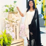 Shiva Jyothi Instagram - #happykrishnajanmashtami 🙏 Outfit by @mridani_clothing ❤️ #krishnajanmashtami #krishnaquotes #krishnakrishnaharehare🙌🏻🙏🏻♥️ #newpost #instagram #instagood #selflove #happiness #dressup #blacklove #jyothakka #shivajyothi