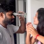 Shiva Jyothi Instagram - పిచ్చి పెళ్ళాం 2nd Time 🤣🤣 @iam.savithri ❤️ . Vc: @jus_sonu . . . . . #contentcreator #reelsinstagram #trending #couple #comedy #funny #music #shivajyothi #jyothakka Prestige High Fields