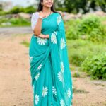 Shiva Jyothi Instagram - Manifesting August full of happiness ❤️🫶🤞🫰🤌 Saree @label_dishana ❤️ #saree #sareelove #instagram #instagood #newpost #wednesday #pics #photography