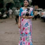 Shiva Jyothi Instagram - ❤️❤️❤️❤️ Saree @sj_trends_and_fashion__ ❤️ Makeup &hair @glamm_makeup_by_ranee ❤️ Pics @thehashtag_photography ❤️ #newpost #instagood #instagood #saree #sareelove #selflove #festival #celebration #happiness #jyothakka #shivajyothi