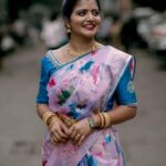 Shiva Jyothi Instagram - ❤️❤️❤️❤️ Saree @sj_trends_and_fashion__ ❤️ Makeup &hair @glamm_makeup_by_ranee ❤️ Pics @thehashtag_photography ❤️ #newpost #instagood #instagood #saree #sareelove #selflove #festival #celebration #happiness #jyothakka #shivajyothi