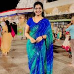 Shiva Jyothi Instagram - #thirupathi2023 Saree @sj_trends_and_fashion__ #newpost #instagood #instagram #devotional #thirupathi #friendstrip #friendslikefamily #
