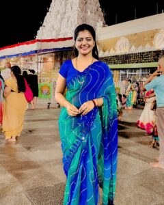 Shiva Jyothi Instagram - #thirupathi2023 Saree @sj_trends_and_fashion__ #newpost #instagood #instagram #devotional #thirupathi #friendstrip #friendslikefamily #