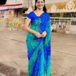 Shiva Jyothi Instagram - #thirupathi2023 Saree @sj_trends_and_fashion__ #newpost #instagood #instagram #devotional #thirupathi #friendstrip #friendslikefamily #