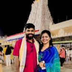 Shiva Jyothi Instagram - #namovenkateshaya #thirupathi #govindhagovindha #2023 Pic @thehashtag_photography Beautiful saree @sj_trends_and_fashion__
