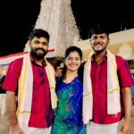 Shiva Jyothi Instagram - #namovenkateshaya #thirupathi #govindhagovindha #2023 Pic @thehashtag_photography Beautiful saree @sj_trends_and_fashion__