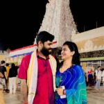 Shiva Jyothi Instagram - #namovenkateshaya #thirupathi #govindhagovindha #2023 Pic @thehashtag_photography Beautiful saree @sj_trends_and_fashion__