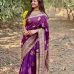 Shiva Jyothi Instagram – Keep hating on me, and see me shining more.

Wearing @dakshaaa_collections ❤️