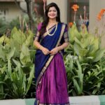 Shiva Jyothi Instagram - ❤️❤️❤️❤️ Outfit by @vaamika_fashions ❤️ Jewellery @vaamika_fashions ❤️ Pics @thehashtag_photography ❤️ #newpost #instagram #instagood #halfsaree #love #happiness #jyothakka #shivajyothi