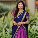 Shiva Jyothi Instagram - ❤️❤️❤️❤️ Outfit by @vaamika_fashions ❤️ Jewellery @vaamika_fashions ❤️ Pics @thehashtag_photography ❤️ #newpost #instagram #instagood #halfsaree #love #happiness #jyothakka #shivajyothi