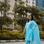 Shiva Jyothi Instagram – No matter what, get up, dress up 
and never give up!❤️❤️❤️

Outfit @maramsclothing_official ❤️

Pics @ram_chinthaparthi ❤️

#newpost #instagram #instagood #shivajyothi #jyothakka #newdress #love #skyblue #pics #photography