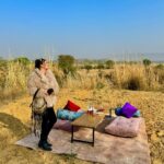Shivaleeka Oberoi Instagram – All fuzzy & Cozy! 🐻
#December is Decembering! 🥰

#DesertLife #Breakfast #Views 🤎 Jaipur, Rajasthan