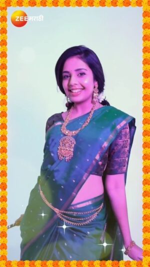 Shivani Rangole Instagram - दिवस सहावा रंग हिरवा . 
साजरी करूया नवरात्र तुमच्या लाडक्या कलाकारांसोबत. 
#celebrateNavratra #ZMFestivals #Zeemarathi