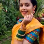 Shivani Rangole Instagram - दिल गार्डन गार्डन हो गया!!! 🌺 . Video credits @diptisonawaneofficial Earrings by @monali.gulhane