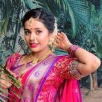 Shivani Rangole Instagram - काहीतरी नवीन..!! 🌺 . 📷 @makeupbyberdesaurabh