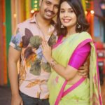 Shivani Rangole Instagram – One with नवरा! ❤️
.
📷 @_dcube_studios