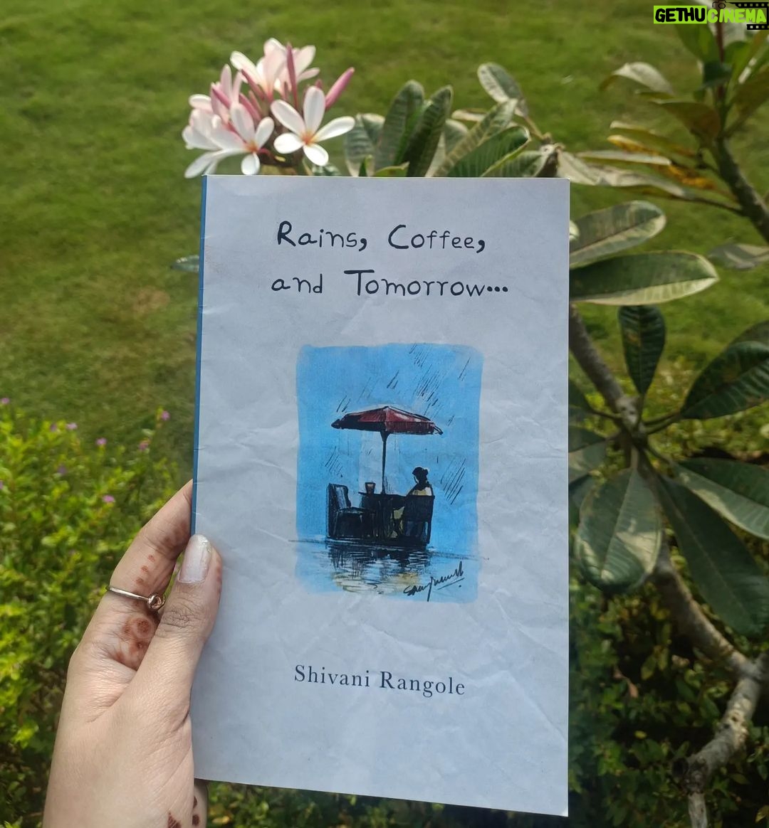 Shivani Rangole Instagram - Happiness is seeing your book travel far and wide! Rains,Coffee and Tomorrow is available on Amazon and Flipkart. Link in bio! . . . . . . . #mybook #shivanirangole #poetry #poetess #indianpoetry #booklover