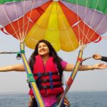 Shivani Sangita Instagram - Happiest Me ❤️❤️❤️❤️ Parasailing: I was longing for it since the first time I did it in class 4, so basically this was the 2nd time and I was sooooo happy........ All thanks to Sonapur Eco Retreat, @odishatourismofficial @odisha_ecoretreats & @dayaentertainment for this 🥰 #ecoretreat #glamping #Odisha #Sonepur #National #Park #actor #camping #luxury #lifestyle #OdishaTourism #OdishaByRoad #BestKeptSecret #DayaEntertainment #roadtrip