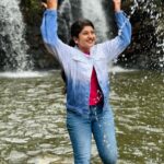 Shivani Sangita Instagram - 💕🥹⚫️ . . . . Sitakund Water Falls