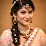 Shivani Sangita Instagram - ❤️ . . . Makeup & Hair @makeupbysunilsaha Jewellery @blings_tale Clicked by @elegant_photo_graphy