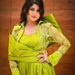 Shivani Sangita Instagram - 💚 . . . . Wearing @selina_doson_official For @bhubaneswar_runway_week