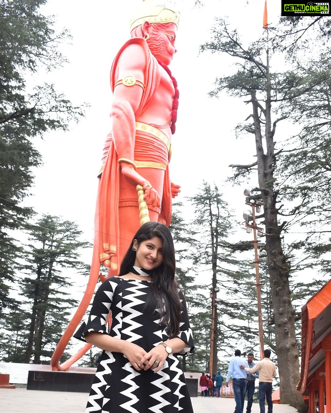 Shivani Sangita Instagram - Jay Hanuman 🙏🏻 Shimla