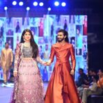 Shivani Sangita Instagram - Walked for @designer_jeet_official at @fashion_couture_week ❤️ #showstopper #fashion #fashionweek #sivanisangita