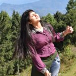Shivani Sangita Instagram - Paradise 💜✨🏔️🌲 #candids Kufri, Himachal