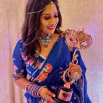 Shobanaa Uthaman Instagram - Tadaaaa!! Here it is... first ever award of my life... that too renowned award from Vijay television (Best Marumagal for the serial - Muthazhagu). 🏆 Much obliged to @vijaytelevision for this precious moment. ✨ My big gratitude to @chandru_duraiyappa @balachandran_ratnavel @ Krishnakutty sir @pradeepmilroy for giving me the opportunity to be a part of Vijay Family. 🙏 Thanking my whole Muthazhagu team @muthazhaguofficial - co artists, producer, writer, director, post production team and technicians for working hard together in this project. 🤗 Also a huge thanks to my family and friends for staying by my side and pushing me to work hard whenever i needed a motivation. ♥️ Last but not the least.... big big big love to my fans and serial pakura makkals for giving me overwhelming love, pasam and support ... without you guys I wouldn't have achieved this. 🥹🙏 "There’s nothing better than achieving your goals, whatever they might be...figure out your goals and chase for it until you achieve." 🤞🏻 EVP Film City