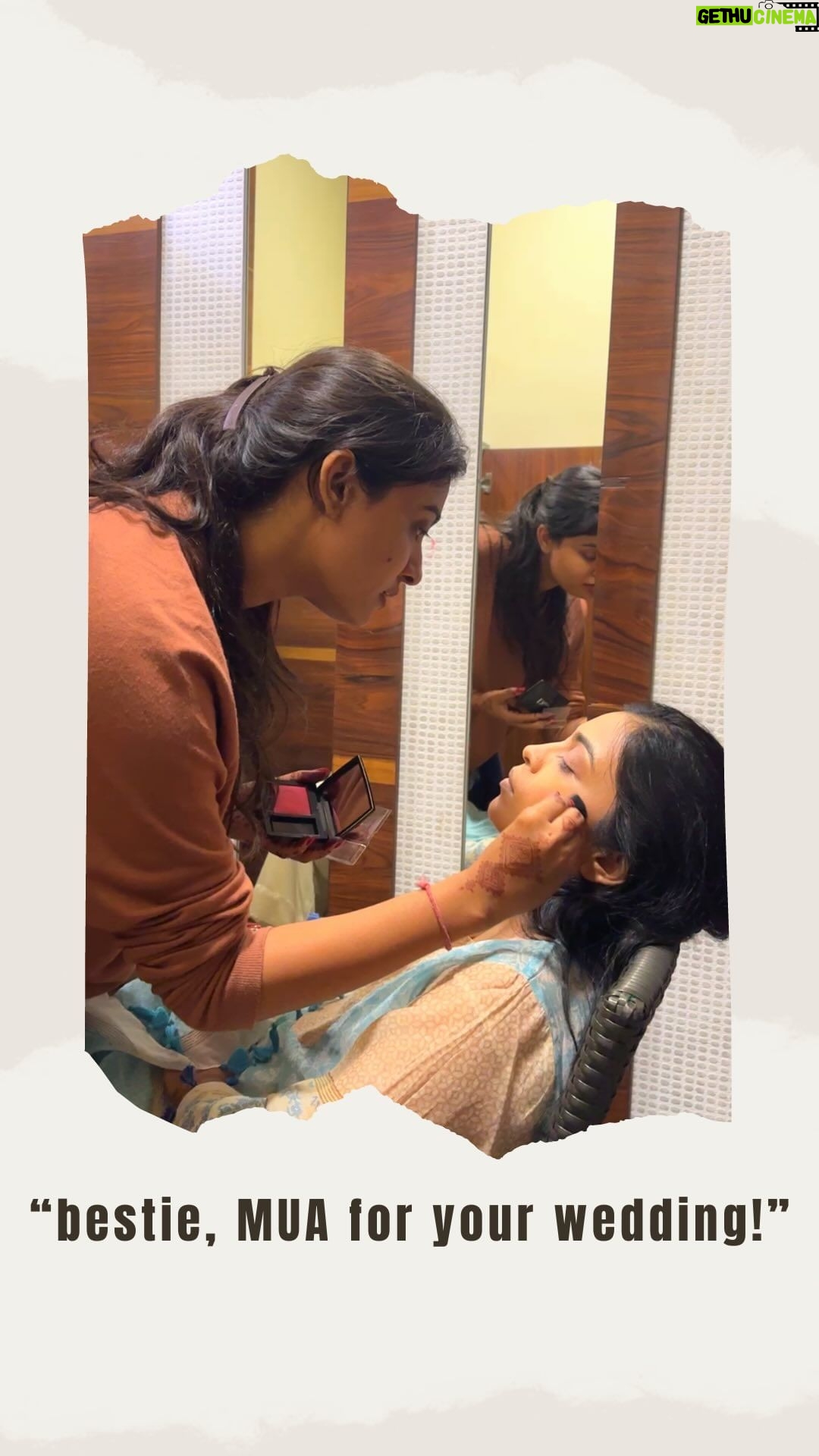 Shraddha Dangar Instagram - -𝐄𝐯𝐞𝐫𝐲 𝐛𝐫𝐢𝐝𝐞 𝐧𝐞𝐞𝐝𝐬 𝐡𝐞𝐫 𝐛𝐞𝐬𝐭 𝐟𝐫𝐢𝐞𝐧𝐝 𝐛𝐲 𝐡𝐞𝐫 𝐬𝐢𝐝𝐞💖✨ Dear Shraddha, Your artistry made my dream wedding look a reality! Each function radiated perfection without layers of makeup. These timeless memories that we’ll cherish forever. Captured by @priteshpokiya 😎 MUA @shraddhadangar_official Bridal Outfits @kalavruti #DreamWedding #MemorableMoments #BFFGoals #weddingprep Swapna Shrusti Resort