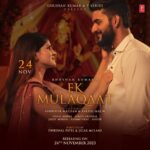 Shreya Ghoshal Instagram – Get ready to dive into the heart of #EkMulaqaat. Today, the trailer unfolds, offering a glimpse of the emotions and stories that will be revealed on November 24, 2023. ❤️🔥✨🎥

#tseries #BhushanKumar @tseries.official @vishalmishraofficial @fukra_insaan @sakshimalikk @javedmohsin_official #Sameer @therashmivirag @dhruwal.patel @jigarmulani @castingchhabra