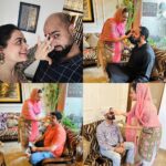 Shruti Sodhi Instagram - Bhai dooj moments with family❤️ Also this super comfy and cute kurta that I’m wearing is from @manngiri.official 😍 #shrutisodhi #bhaidooj #precious #family #brothers #sister #specialmoments