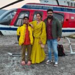 Shrutika Instagram – The caption space will not be sufficient to explain our magical experience at this magical land!

#kedarnath #gangaarti #badrinath #pilgrimage #instagood Kedarnath Temple