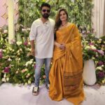 Shrutika Instagram – #family #weddingbells #traditional #dressup #saree 

Saree @thariibyshrutika